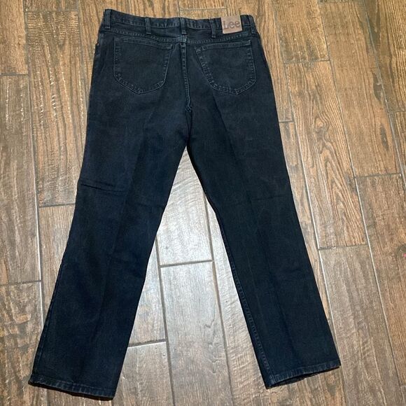 VTG,Lee Dark Denim Trousers 💯 Cotton Men’s Jeans Size 40 X 32 - Picture 1 of 10